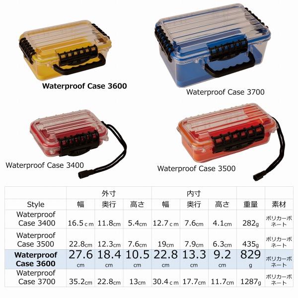プラノ ルアーケース GUIDE SERIES ウォータープルーフ 3600 : 釣具の