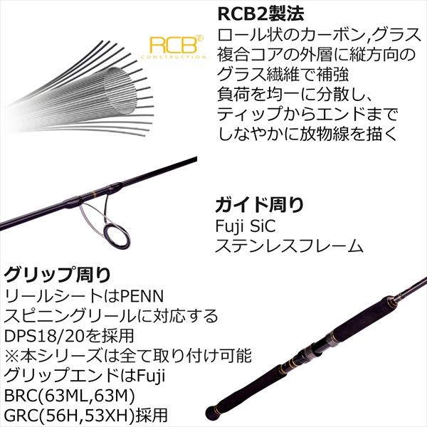 ペン PENN オフショアロッド スラマー ジギング SLJS-56H （スピニング