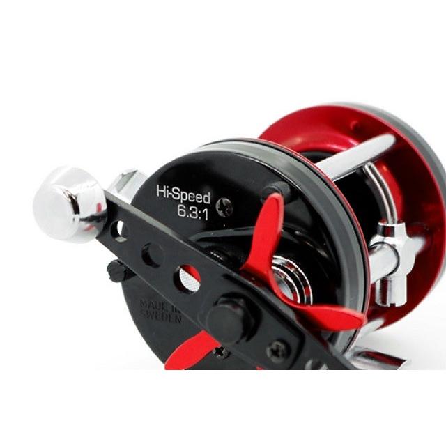 Abu Garcia 6500 CS 両軸リール アブガルシア アンバサダー 6500CS ロケット ブラック&レッド