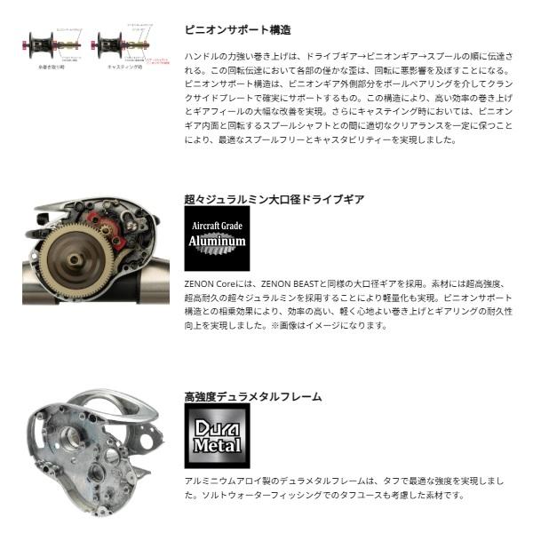 アブガルシア ベイトリール ゼノン コア(ZENON Core) BF7(右巻き