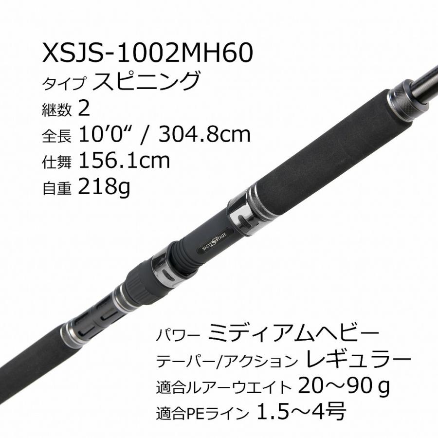 ピュアフィッシングジャパン ショアジグロッド ソルティーステージ PT ShoreJig XSJS-1002MH60 全長(ft/cm)10.0インチ/304.8 1552316【大型商品】(qh)｜casting｜03