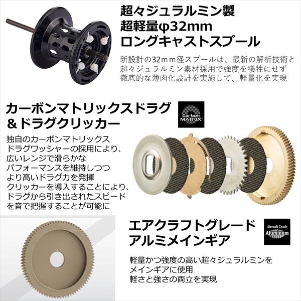 Abu アブガルシア ベイトリール ZENON MG-X （右ハンドル） : 釣具の