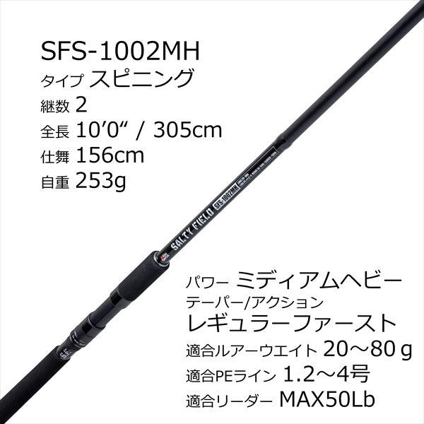 Abu アブガルシア シーバスロッド ソルティーフィールド SFS-1002MH
