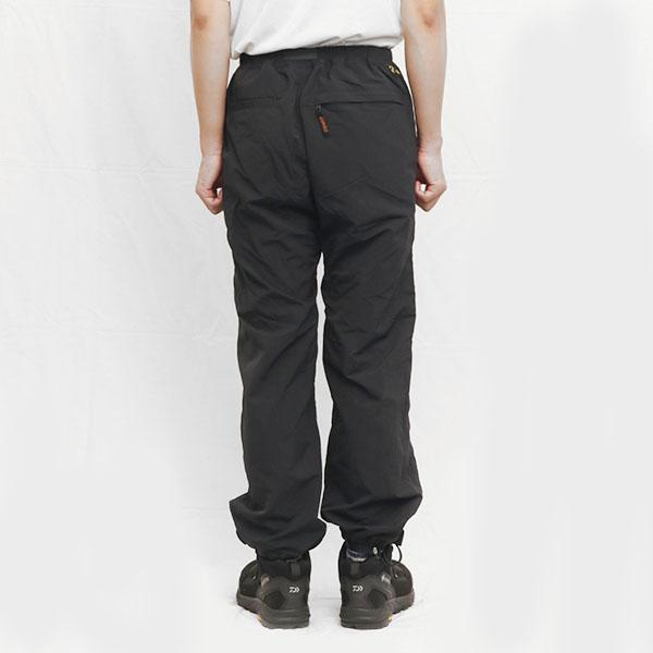 グラミチ ナイロントラックパンツ (NYLON TRACK PANT) キャスティングオリジナルカラー ブラック Lの画像