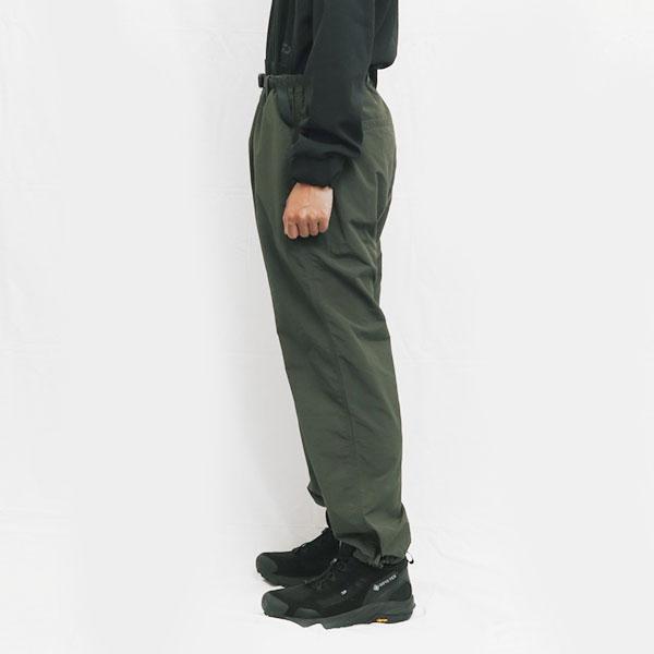 グラミチ ナイロントラックパンツ (NYLON TRACK PANT) キャスティングオリジナルカラー ブラックインク Mの画像