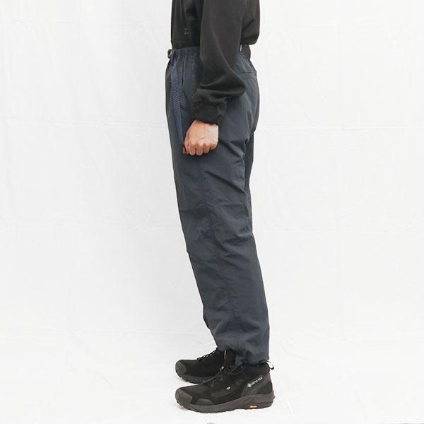 グラミチ ナイロントラックパンツ (NYLON TRACK PANT) キャスティングオリジナルカラー ネイビー XLの画像