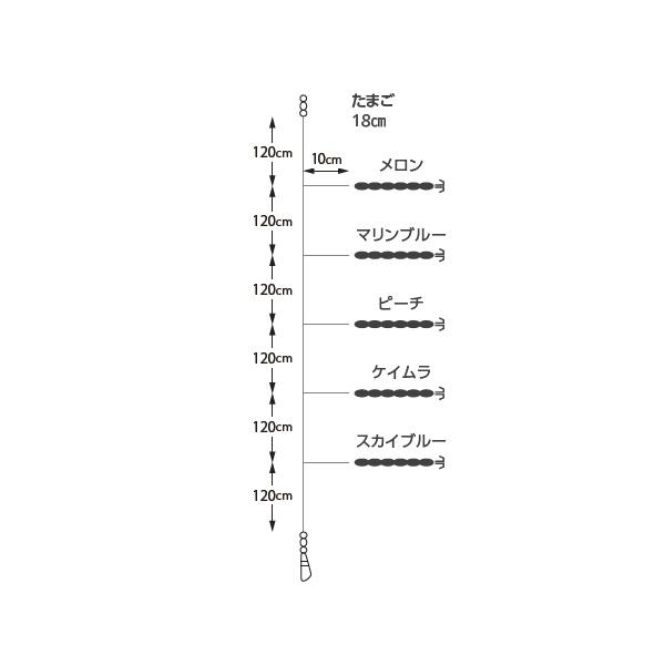ヤマシタ 仕掛け タグリグ TM 18-1 5本 |  | 01