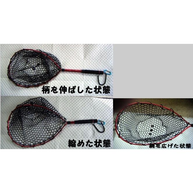 サンナー SPラバーランディングネット (ハンドルマジック付) 40×82cm ランディングネット | 