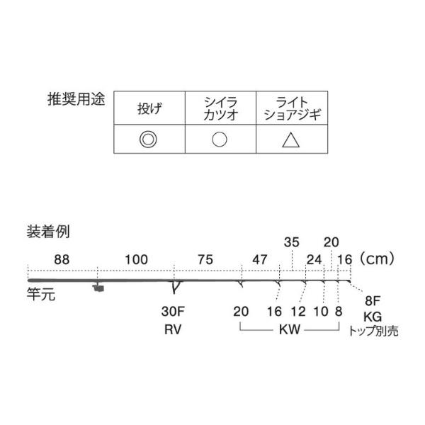 富士工業 ガイド T-RVTG30F6 チタン TORZITE ガイドセット 投げセット