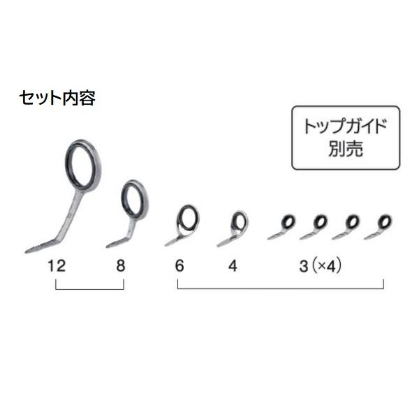 富士工業 ガイド T-ATTG128 チタン TORZITE ガイドセット アジング