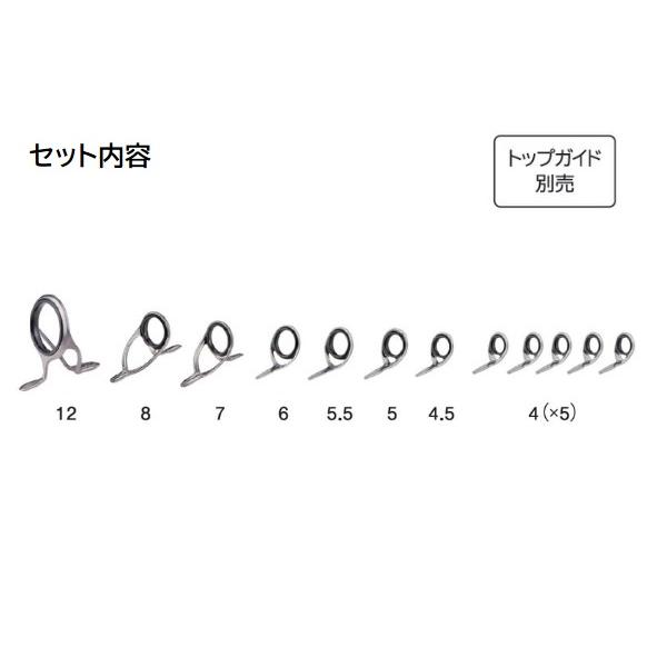 富士工業 ガイド T-LRVTG1212 チタン TORZITE ガイドセット タイラバ