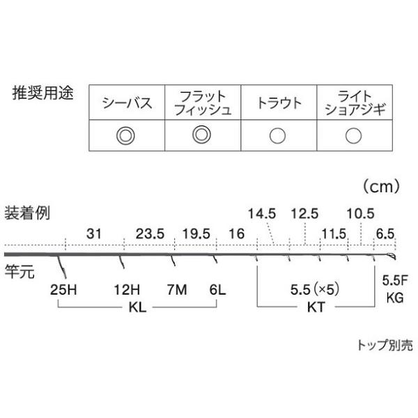 富士工業 ガイド T2-KLTG25H9 チタン TORZITE ガイドセット T2 シーバスセット |  | 02