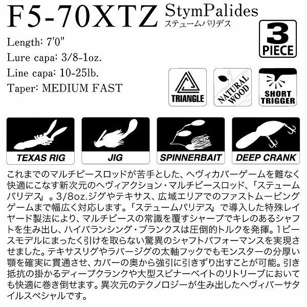 Megabass メガバス TRIZA（トライザ） F5−70XTZ