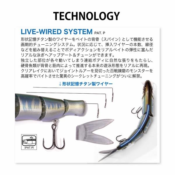 メガバス バスルアー SPINE-X (スパインX) 190F ピンクバックフローズンハス(qh)｜casting｜03