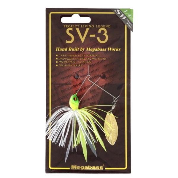 メガバス スピナーベイト バズベイト SV-3 (1/4oz SW) (SP-C) マットチャート | Megabass