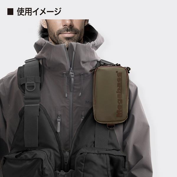 Megabass（メガバス） タックルバッグ モバイルポーチII ブラック