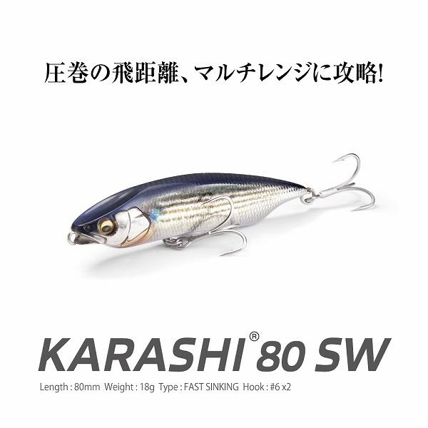 Megabass（メガバス） シーバスルアー カラシ 80SW PM チャートバック