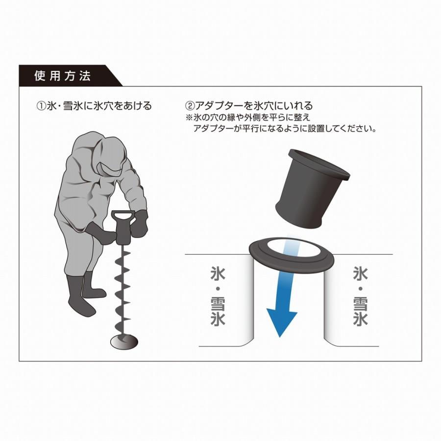 VARIVAS（バリバス） 公魚工房 氷穴アダプター VAAC-41 : 釣具の