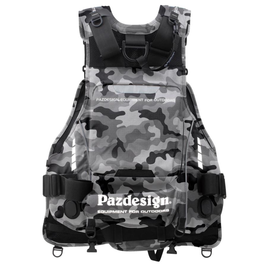Pazdesign 迷彩ライフジャケット パズデザイン コンプリートIV グレーカモ サイズフリー Pazdesign
