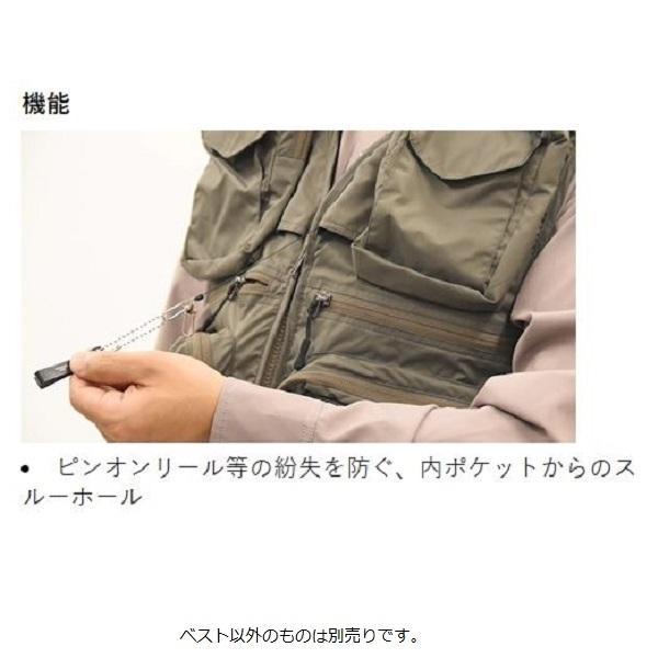 リバレイ フィッシングベスト 5429 RV ストリームガイドベストII タン