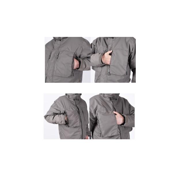 双進 防寒服アウター 5463 RV ウォームウェーディングジャケット ブラック 2XL_2