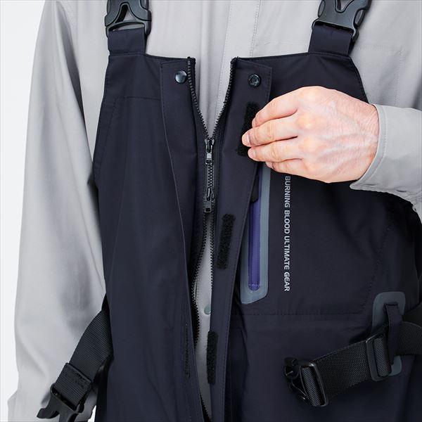 Rivalley（リバレイ） レインウェア 7664 RBB タイドゲームサロペット