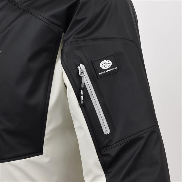 【美品】リバレイ 防寒服アウター 7686 RBB BLK/ホワイト M Rivalley（リバレイ） 防寒服アウター 7686 RBB フィッシャーマン