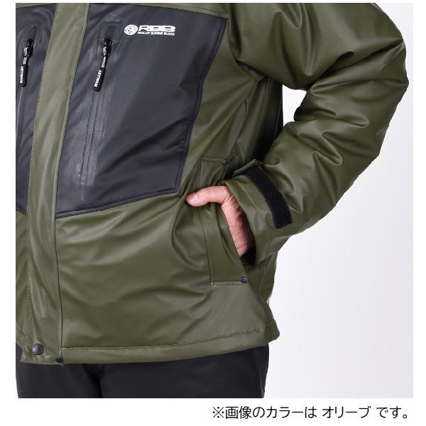 双進 防寒服アウター 7782 RBB フィッシャーマンウィンタースーツ 2 オリーブ Lの画像