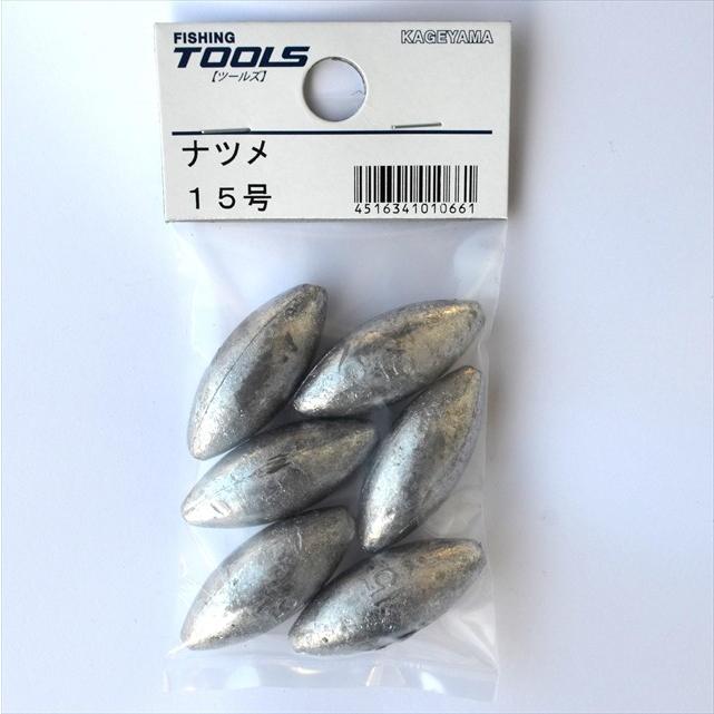 景山産業 ナツメオモリ パック 15号 オモリ 釣具のキャスティング Paypay店 通販 Paypayモール
