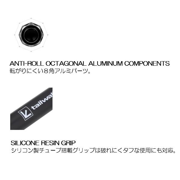 テイルウォーク シリコンオクタタイトスティック ブラック | alpha tackle | 01