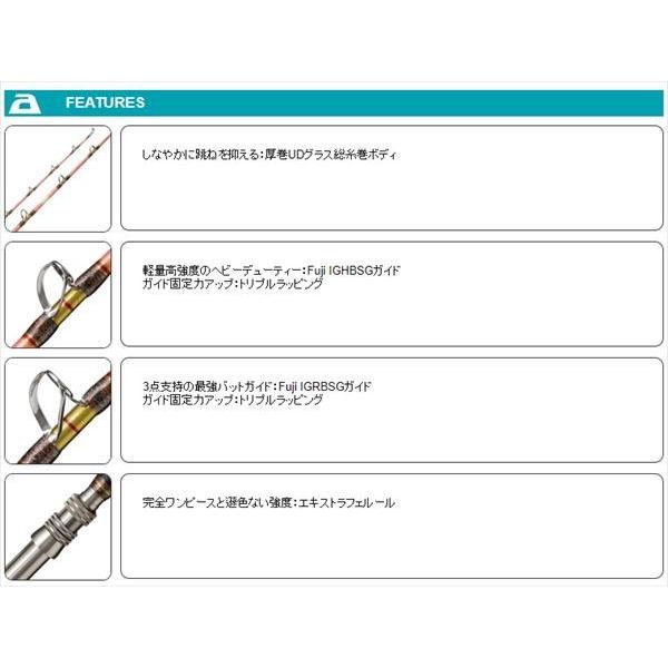 alpha tackle（アルファタックル） エイテック 船大物竿 スーパー