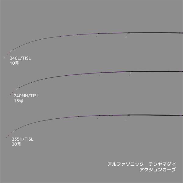 【予約品】 アルファタックル 一つテンヤ竿 アルファソニック テンヤマダイ 240MH/TISL(スピニング 2ピース) 【4月下旬頃発売予定 ※他商品同時注文不可】 | alpha tackle | 01