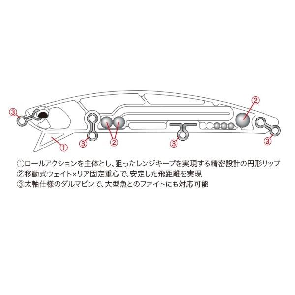 デュオ シーバスルアー タイドミノースペクター135SSR ACC0597 マットチャートコノシロ | DUO（ルアー） | 01