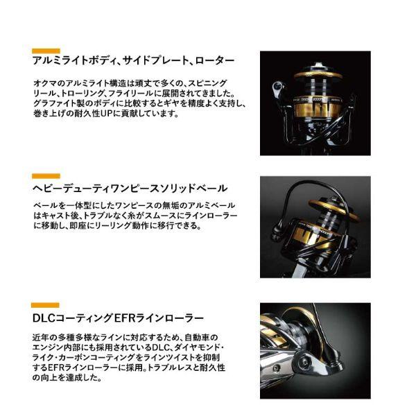 ZENITH（ゼニス） オクマ スピニングリール TESORO テソロ TSR-20000HA