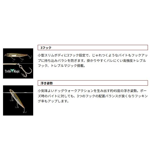 エバーグリーン バスルアー コンバットペンシルジャスティーン #655 菊元ブラック |  | 02