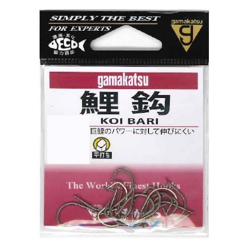 がまかつ 鯉鈎 茶 12号 針 | Gamakatsu