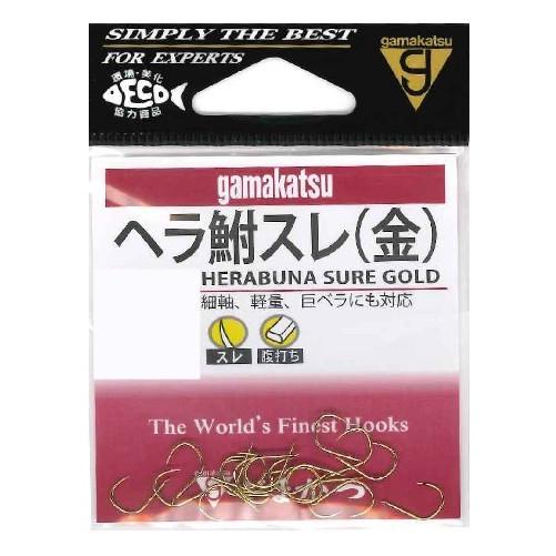 Gamakatsu（がまかつ） ヘラ鮒スレ 金 9号 ヘラ用ハリ : 釣具の