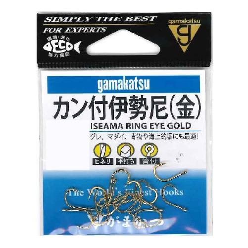 Gamakatsu（がまかつ） 【ネコポス対象品】ガマカツ カン付伊勢尼 金