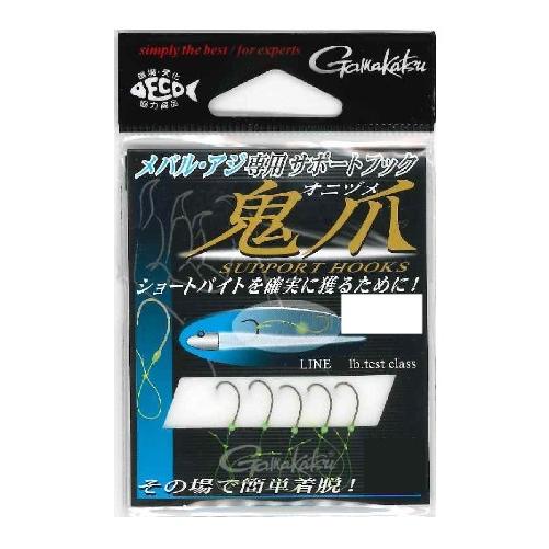 【ネコポス対象品】がまかつ　サポートフック鬼爪　Ｓ ルアーフック | Gamakatsu