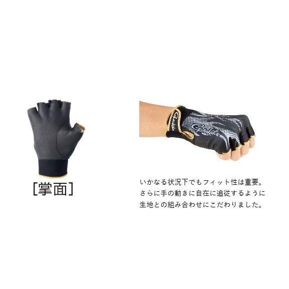 ガマカツ Gm7281 ストレッチフィッシンググローブ 5本切 ブラック ブラック M 釣具のキャスティング Paypay店 通販 Paypayモール