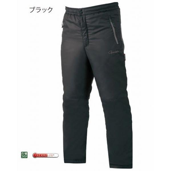がまかつ パデットパンツ サーモライト Gm3601 ブラック 3l 防寒服アウター 冬バーゲン