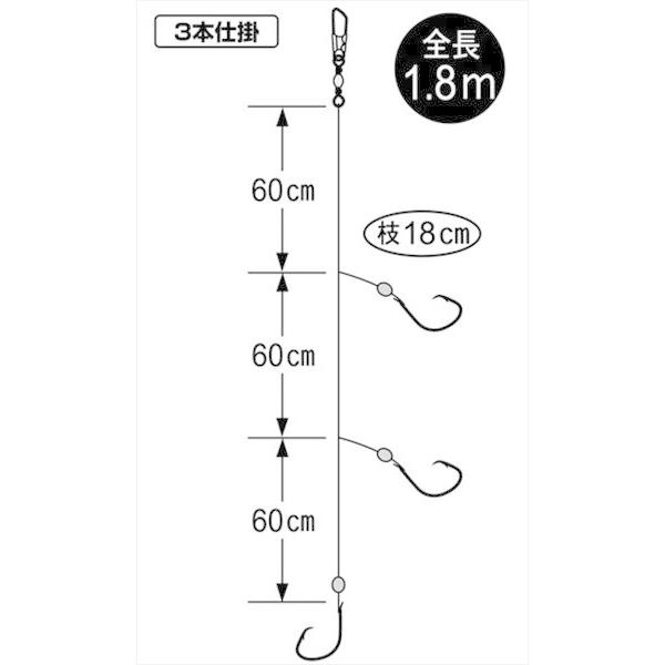 がまかつ F142 東京湾金アジ 3本 9 1 仕掛け 釣具のキャスティング Paypay店 通販 Paypayモール