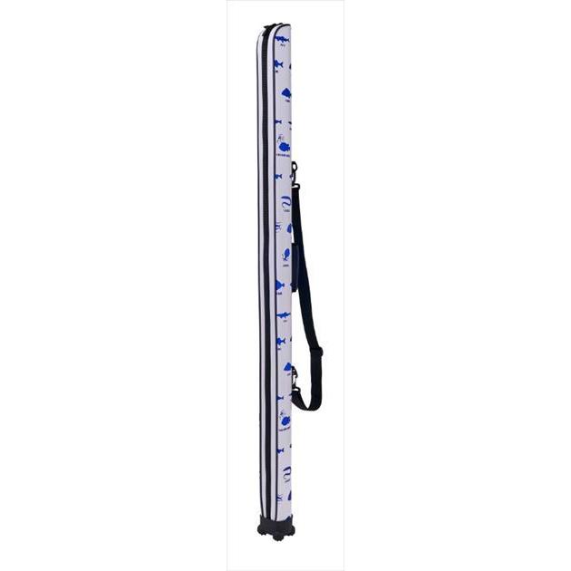 がまかつ ロッドケース Gc270 スリムロッドケース ホワイト 魚柄 125cm 80 Off