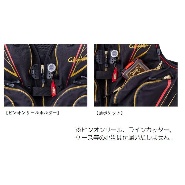 gamakatsu フィッシングベスト L ブラック Gamakatsu（がまかつ） フィッシングベスト GM2327 ハーフメッシュ