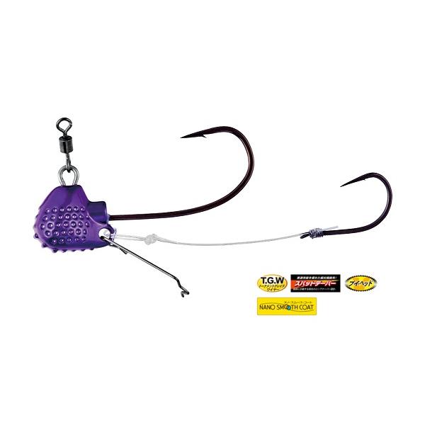 がまかつ テンヤ 桜幻 鯛テンヤ TG 15号 #13 メタリックパープル | Gamakatsu | 01