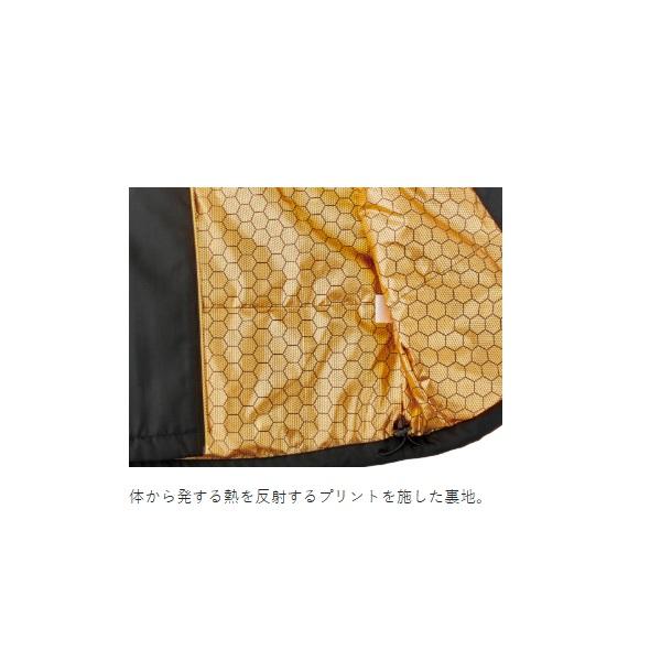 がまかつ 防寒服アウター GM3796 コアサーモフーディ ブラック×ブラック 5Lの画像