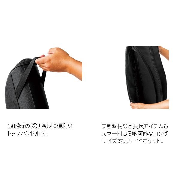 がまかつ ロッドケース GC302 バリオスロッドケース(リールイン) ブラック×ゴールド 160cmワイド | Gamakatsu | 02