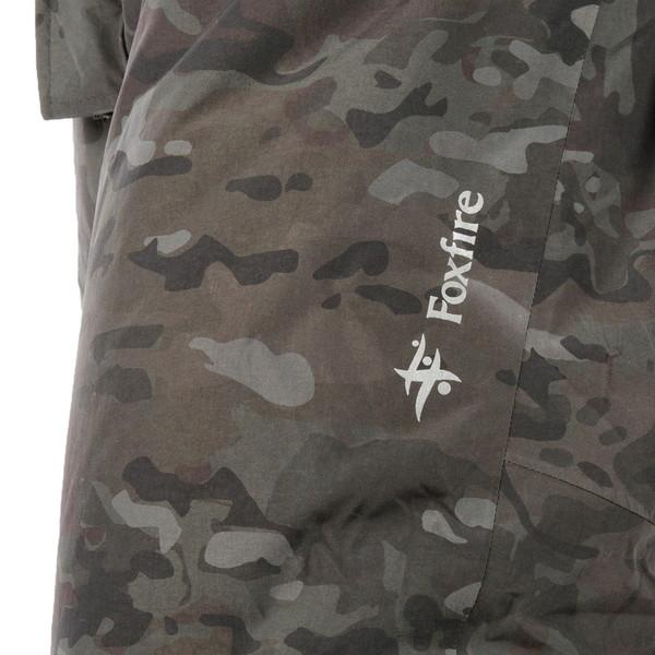フォックスファイヤー 防寒服アウター フロストレイクビブ ブラックカモ L_3