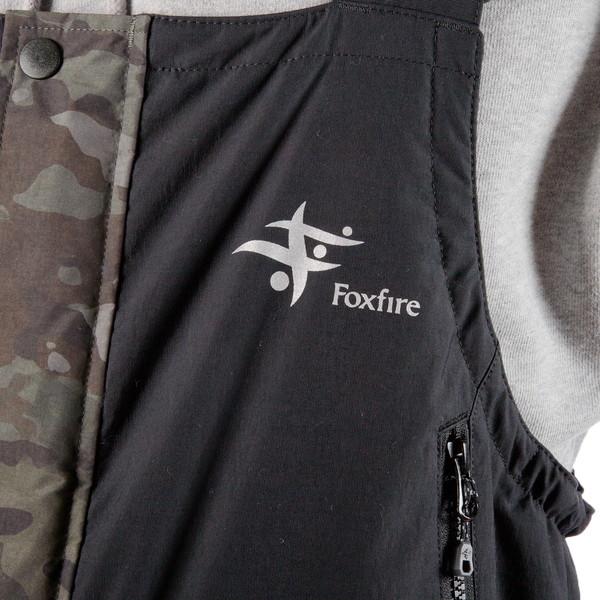 フォックスファイヤー 防寒服アウター フロストレイクビブ ブラックカモ XL_1