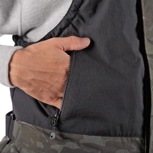 フォックスファイヤー 防寒服アウター フロストレイクビブ ブラックカモ XL_2